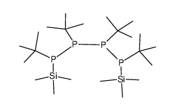 1,2,3,4-tetra-tert-butyl-1,4-bis(trimethylsilyl)tetraphosphane Structure