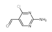 2-氨基-4-氯嘧啶-5-甲醛结构式