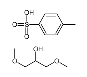 1,3-dimethoxypropan-2-ol,4-methylbenzenesulfonic acid结构式