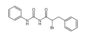 N-(2-bromo-3-phenyl-propionyl)-N'-phenyl-urea Structure