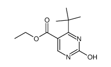 4-tert-butyl-2-hydroxy-pyrimidine-5-carboxylic acid ethyl ester Structure
