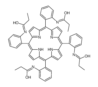 3,1-meso-tetrakis(2-propionamidophenyl)porphyrin Structure