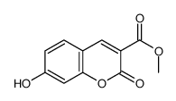 7-羟基-2-氧代-2H-苯并吡喃-3-甲酸甲酯结构式