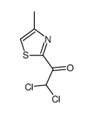 Ethanone, 2,2-dichloro-1-(4-methyl-2-thiazolyl)- (9CI) picture
