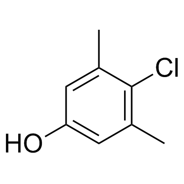 4-氯-3,5-二甲基苯酚结构式