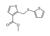 methyl 2-(thiophen-2-ylsulfanylmethyl)thiophene-3-carboxylate Structure