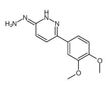 [6-(3,4-dimethoxyphenyl)pyridazin-3-yl]hydrazine结构式