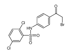 N-[4-(2-bromoacetyl)phenyl]-2,5-dichlorobenzenesulfonamide Structure