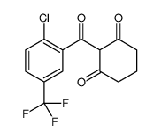 2-[2-chloro-5-(trifluoromethyl)benzoyl]cyclohexane-1,3-dione Structure