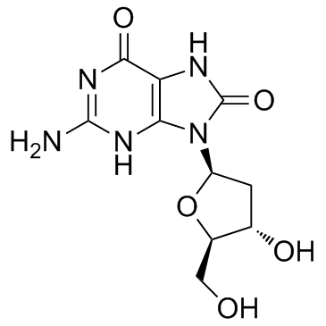 8-羟基-2-脱氧鸟苷结构式