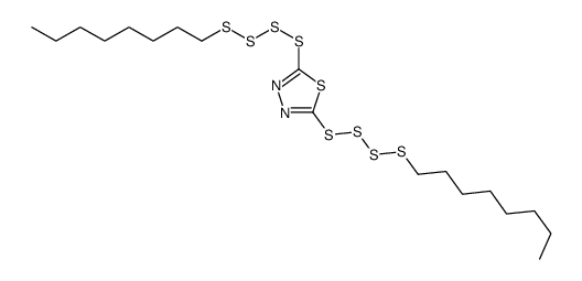 2,5-bis(octyltetrasulfanyl)-1,3,4-thiadiazole Structure