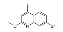 7-bromo-2-methoxy-4-methylquinoline结构式