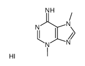 3,7-dimethyladenine hidriodide Structure