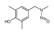 Phenol, 2,6-dimethyl-4-[(methylnitrosoamino)methyl] Structure