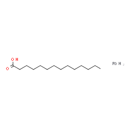 Tetradecanoic acid, lead salt, basic Structure