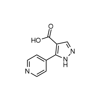 5-(吡啶-4-基)-1H-吡唑-4-羧酸结构式