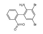 2-amino-3,5-dibromo-2'-nitrobiphenyl Structure