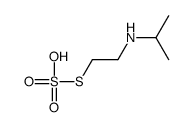 Thiosulfuric acid hydrogen S-[2-(isopropylamino)ethyl] ester结构式