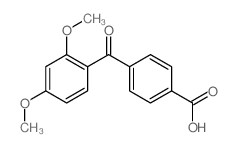 4-(2,4-dimethoxybenzoyl)benzoic acid Structure
