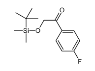 2-[tert-butyl(dimethyl)silyl]oxy-1-(4-fluorophenyl)ethanone Structure