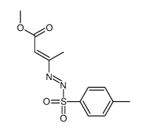 methyl 3-[(4-methylphenyl)sulfonyldiazenyl]but-2-enoate Structure