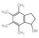 4,5,6,7-tetramethyl-2,3-dihydro-1H-inden-1-ol Structure