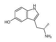 (+)-alpha-Methyl-5-HT结构式
