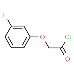 2-(3-氟苯氧基)乙酰氯结构式