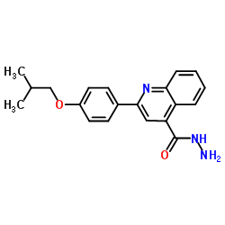 2-(4-Isobutoxyphenyl)-4-quinolinecarbohydrazide Structure