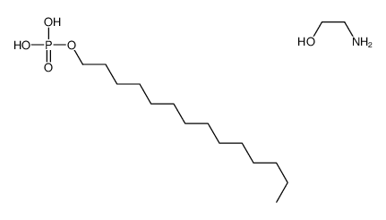 2-aminoethanol,tetradecyl dihydrogen phosphate Structure