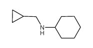 N-(环丙基甲基)环己胺结构式