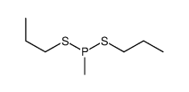 Methyldithiophosphonous acid dipropyl ester structure