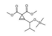 dimethyl 1-(1-trimethylsiloxy-2-methyl)cyclopropene-3,3-dicarboxylate Structure