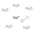 次氯酸钠五水合物结构式