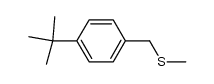 4-(tert-butyl)-1-((methylthio)methyl)benzene Structure