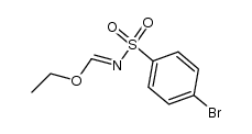 ethyl 4-bromobenzenesulfonyl formimidate结构式