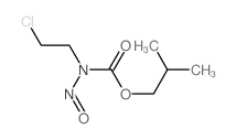 Carbamic acid,(2-chloroethyl)nitroso-, 2-methylpropyl ester (9CI)结构式