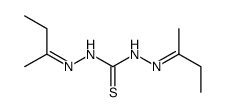 1,3-bis(butan-2-ylideneamino)thiourea Structure