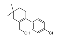2-(4-Chlorophenyl)-5,5-dimethyl-1-cyclohexene-1-methanol Structure
