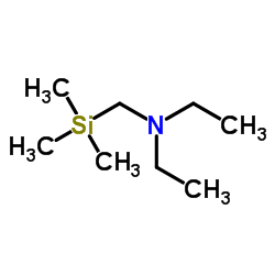 N-(三甲基甲硅烷基甲基)二乙胺结构式