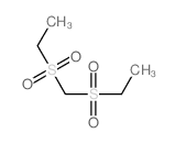 Ethane,1,1'-[methylenebis(sulfonyl)]bis-结构式
