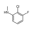 N-methyl-2-chloro-3-fluoroaniline Structure