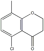 5-CHLORO-8-METHYLCHROMAN-4-ONE Structure
