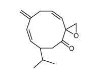 (3S,6S,7Z,11Z)-9-methylidene-6-propan-2-yl-1-oxaspiro[2.9]dodeca-7,11-dien-4-one Structure
