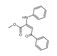 2-anilino-4-oxo-4-phenyl-crotonic acid methyl ester Structure