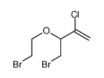 4-bromo-3-(2-bromoethoxy)-2-chlorobut-1-ene Structure