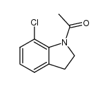 1-acetyl-2,3-dihydro-7-chloroindole Structure