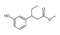 Methyl 3-(3-Hydroxyphenyl)pentanoate Structure