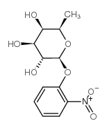 4-硝基苯-BETA-D-吡喃半乳糖苷结构式