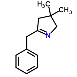 5-Benzyl-3,3-dimethyl-3,4-dihydro-2H-pyrrole Structure